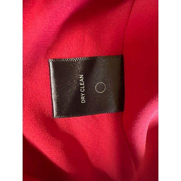 Max Studio Red Pleated Halter Dress Cocktail Party Elegant Size Medium NWT - Picture 15 of 15